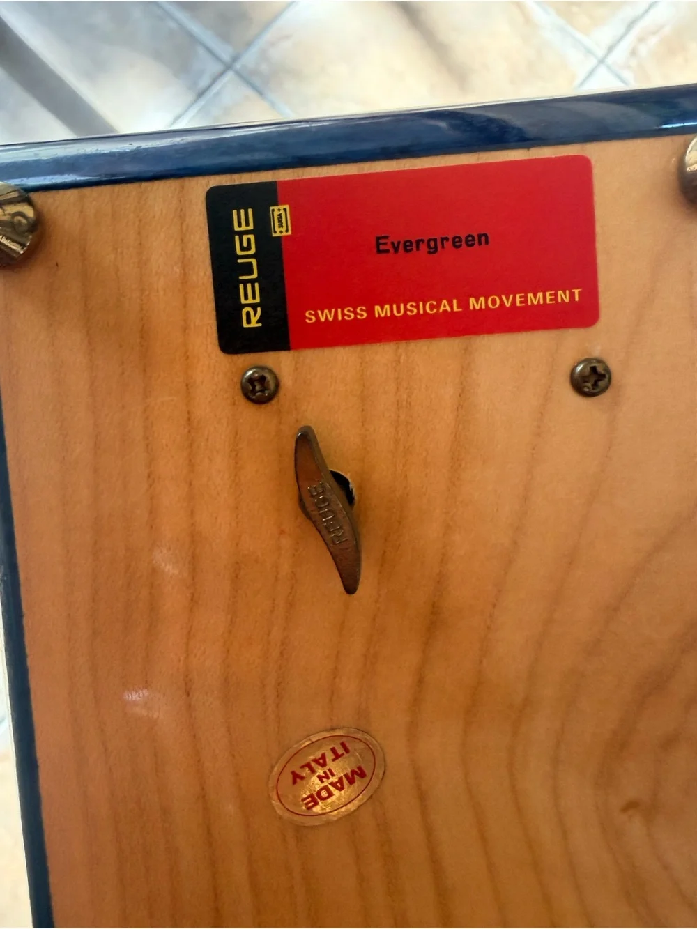 Reuge vintage italian